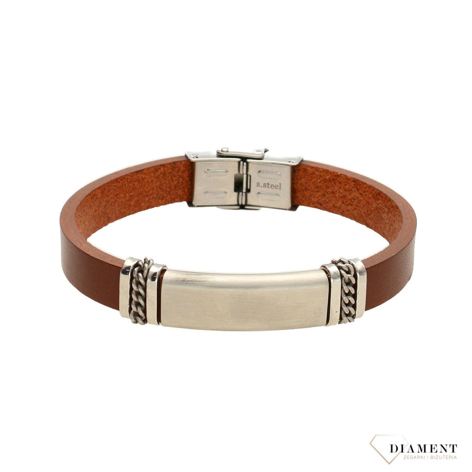 Biżuteria męska Dall'Acqua bransoletka skórzana brązowa✓ Idealny prezent dla mężczyzny✓ Prezent dla mężczyzny ✓ Kurier Gratis 24h✓ Gwarancja najniższej ceny✓3.jpg